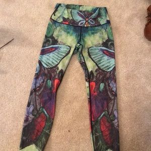 Yoga Democracy Butterfly Leggings